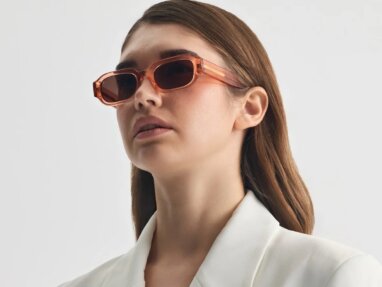 FAOS MYKONOS TRANSPARENT-CRYSTAL PEACH / BROWN - eyemazing.gr 24