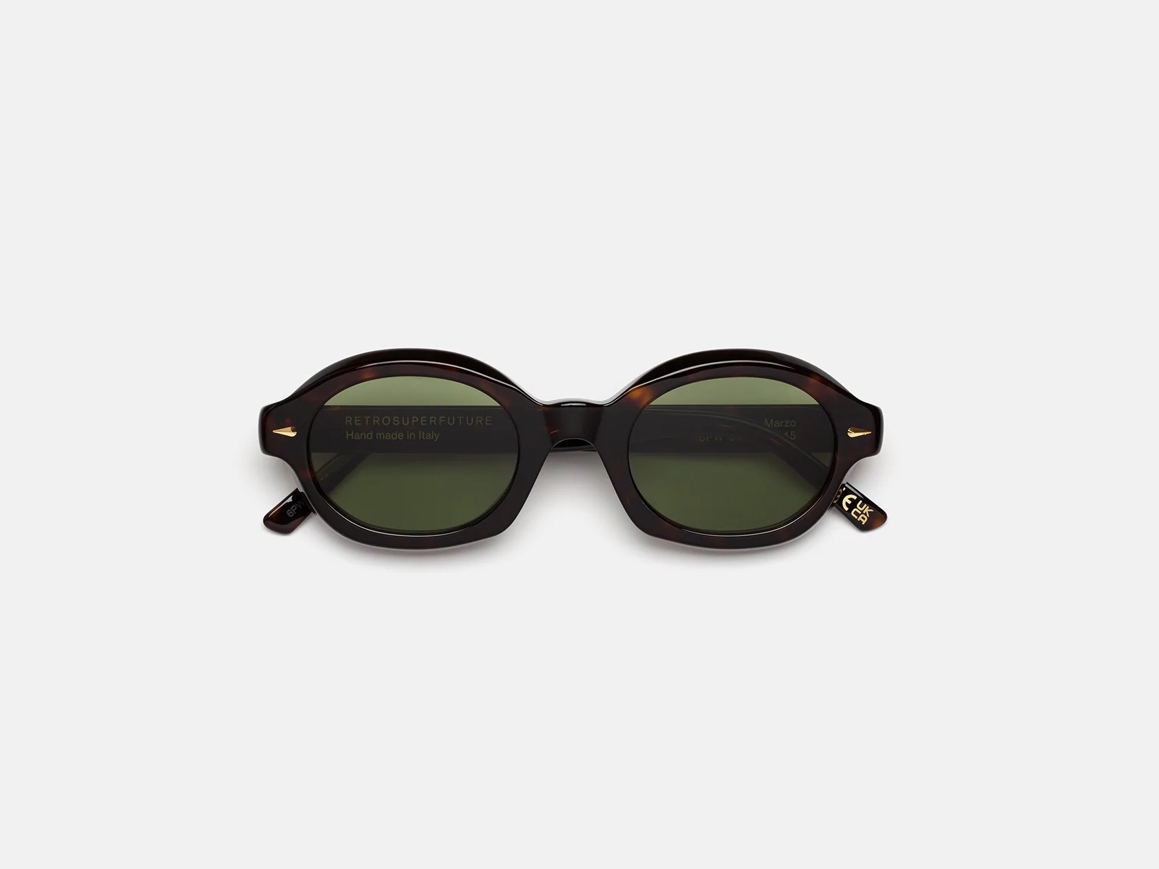 RETROSUPERFUTURE MARZO DARK TORTOISE / GREEN Unisex Γυαλιά Ηλίου eyemazing.gr RETROSUPERFUTURE MARZO DARK TORTOISE / GREEN - eyemazing.gr 11